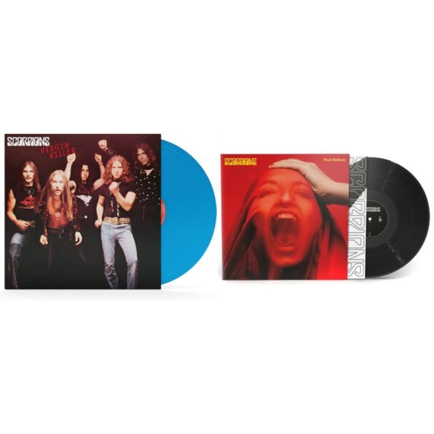 Scorpions - Virgin Killer (180G/Sky Blue LP Vinyl) & Rock Believer