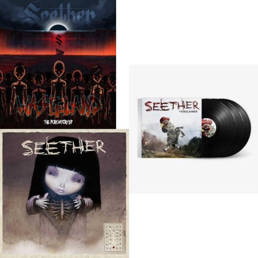 Seether - Finding Beauty In Negative Spaces (2LP/Opaque Lavender Vinyl) & Wasteland - The Purgatory Ep & Disclaimer (20Th Anniversary Edition) (3LP)