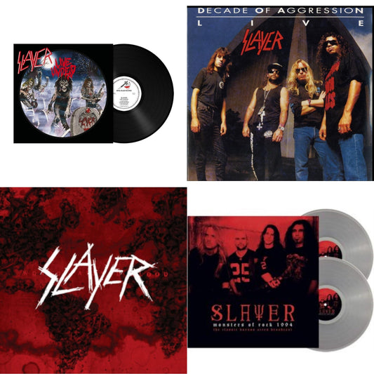 Slayer - Live Undead (180G) & Live: Decade Of Aggression & World Painted Blood & Monsters Of Rock 1994 (2LP/140G/Clear Vinyl)