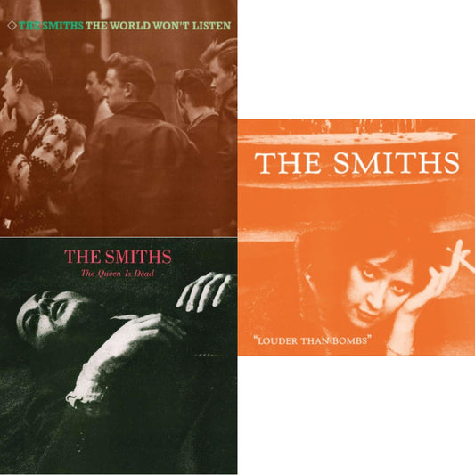 Smiths - Louder Than Bombs (180G/Remastered) & World Won't Listen (180G/Remastered) & Queen Is Dead - LP Vinyl Bundle