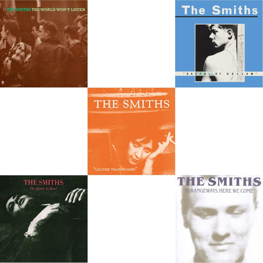 Smiths - Louder Than Bombs (180G/Remastered) & Strangeways, Here We Come & World Won't Listen (180G/Remastered) & Hatful Of Hollow & Queen Is Dead - LP Vinyl Bundle