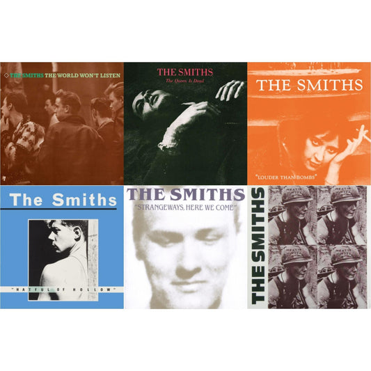 Smiths - Louder Than Bombs (180G/Remastered) & Meat Is Murder & Strangeways, Here We Come & World Won't Listen (180G/Remastered) & Hatful Of Hollow & Queen Is Dead - LP Vinyl Bundle