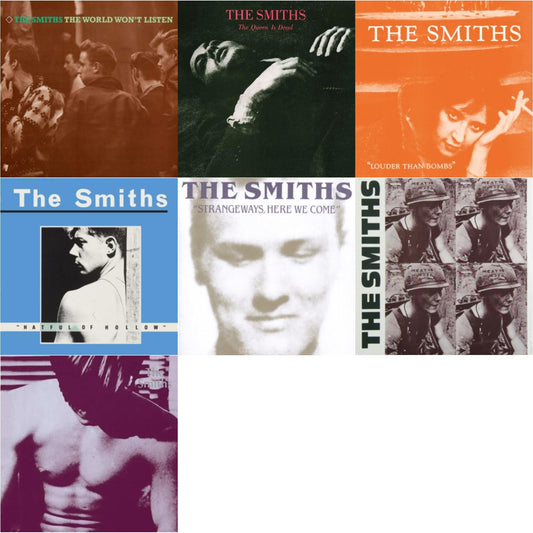 Smiths - Louder Than Bombs (180G/Remastered) & Meat Is Murder & Strangeways, Here We Come & Smiths & World Won't Listen (180G/Remastered) & Hatful Of Hollow & Queen Is Dead - LP Vinyl Bundle
