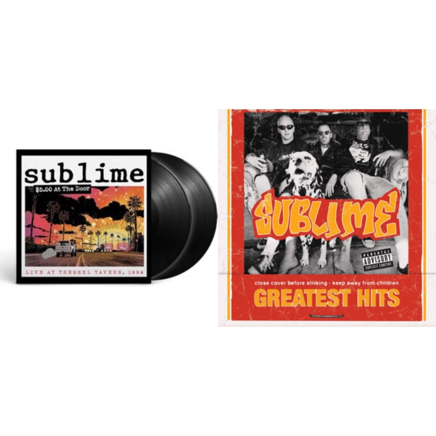 Sublime - $5 At The Door & Greatest Hits (X) - LP Vinyl Bundle