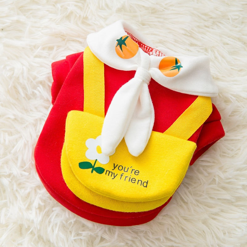 Cute Bow Tie Satchel Pet Clothing for Small Dogs