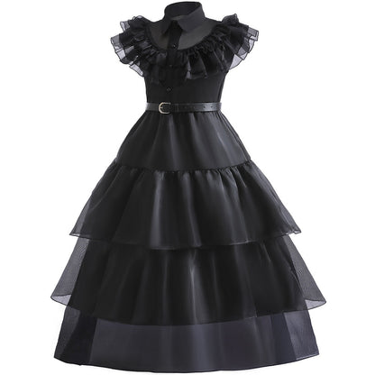 Wednesday Addams Cosplay Costume for Teens