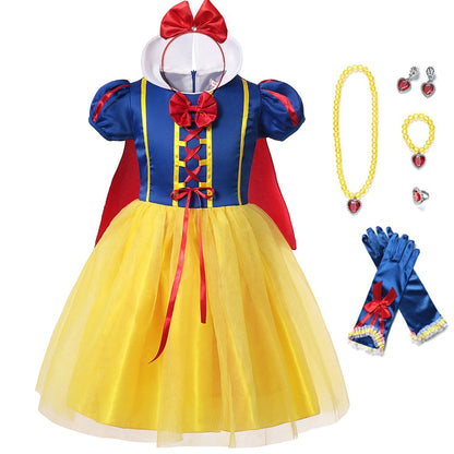 Princess Snow White Dress for Girl