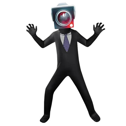 Anime Skibidi Toilet Cosplay Audio Man Camera Man Tv Man Costume
