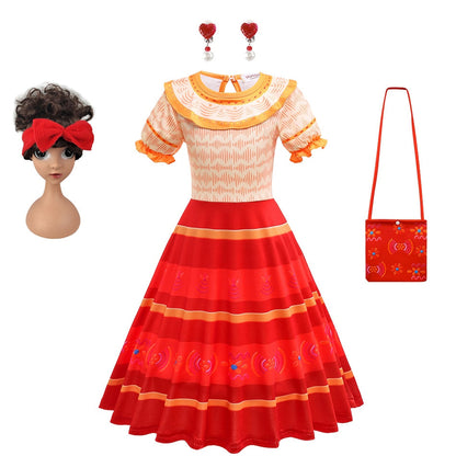 Disney Encanto Dolores Girls Princess Dress
