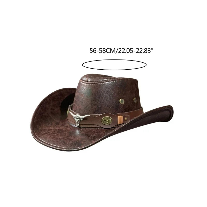 Western Cowboy Hat Rivet Jazzs Girl Costume