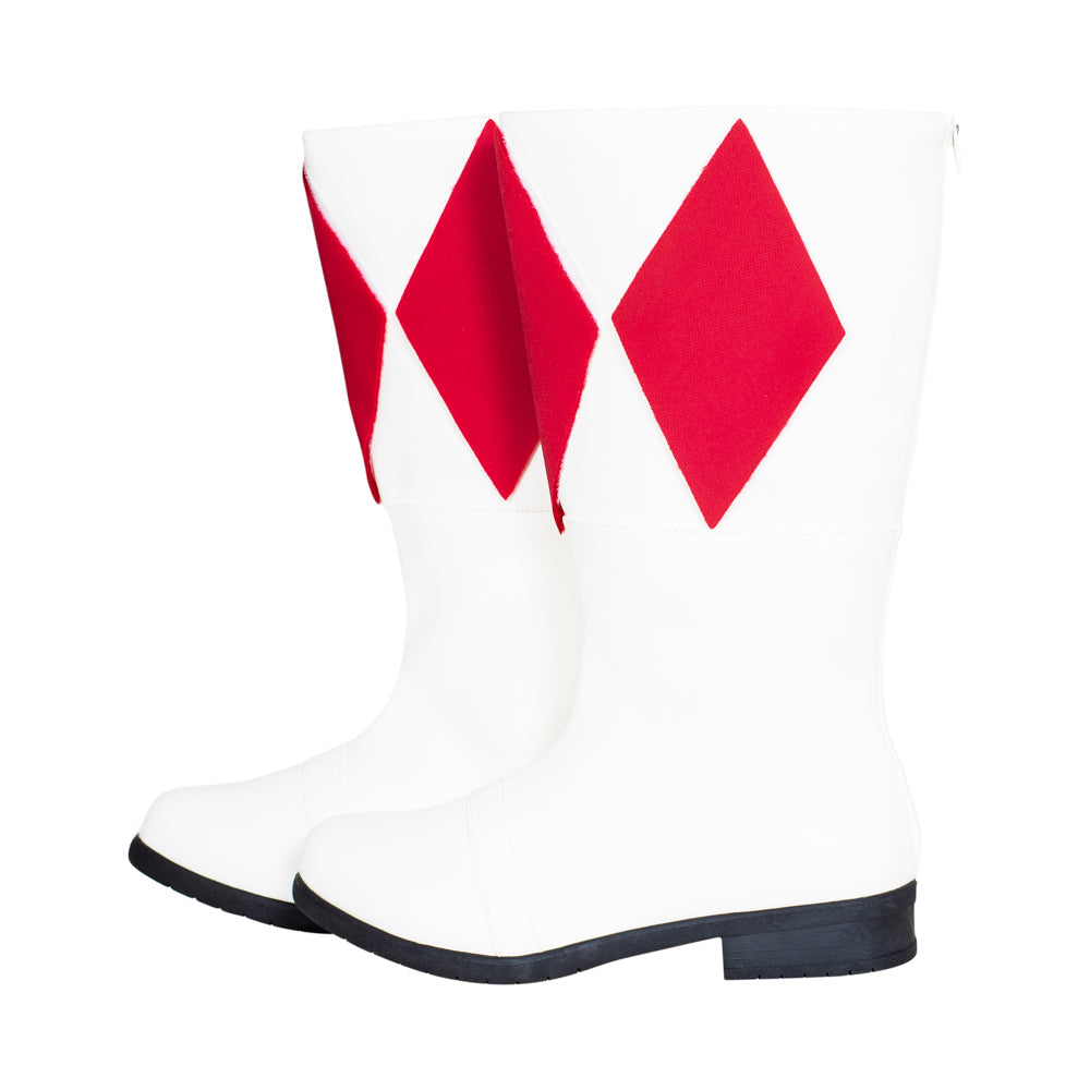 Super Hero Ranger Trooper Mighty Power with 6 Interchangeable Colored Patches Halloween Costume Boots