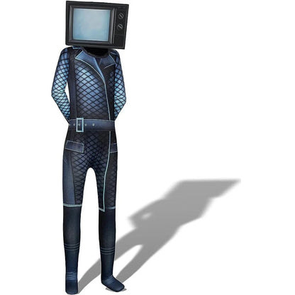 Anime Skibidi Toilet Cosplay Audio Man Camera Man Tv Man Costume