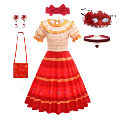 Disney Encanto Dolores Girls Princess Dress