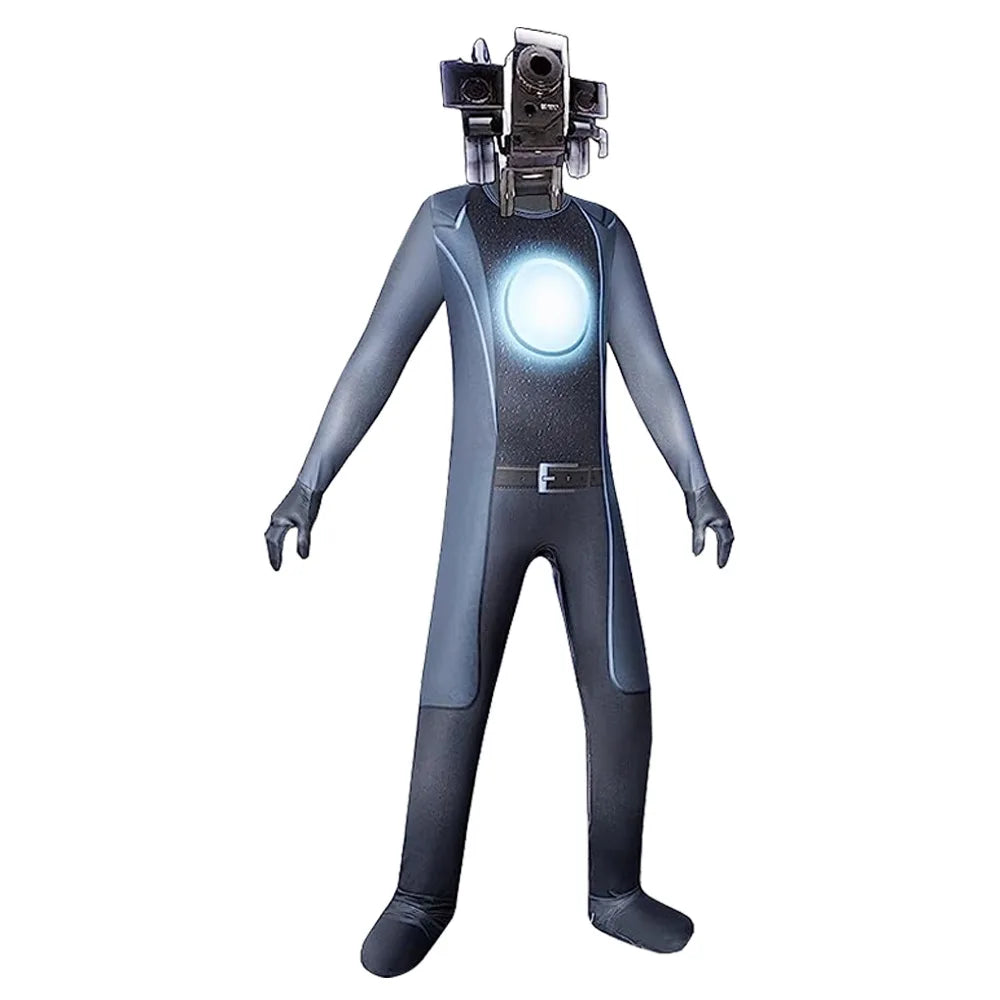 Anime Skibidi Toilet Cosplay Audio Man Camera Man Tv Man Costume