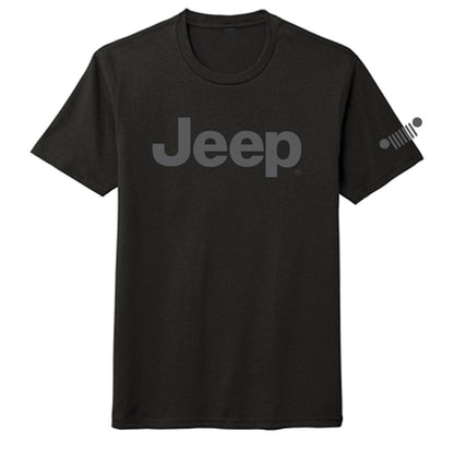 Jeep® Text Blackout Mens T Shirt Black
