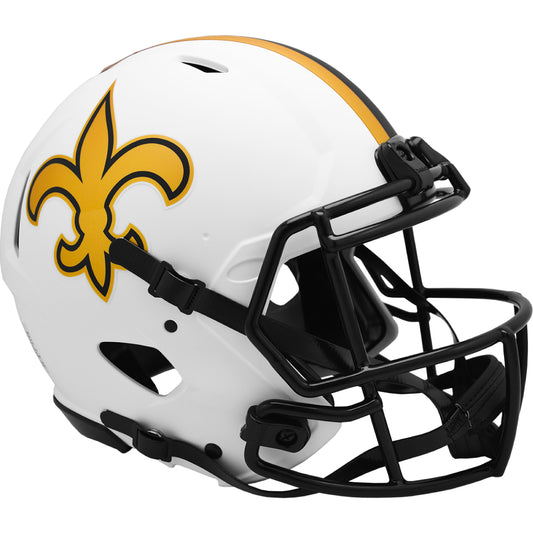 New Orleans Saints LUNAR Full Size Authentic Football Helmet