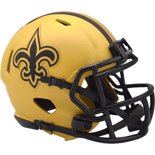 New Orleans Saints RAVE Speed Mini Football Helmet