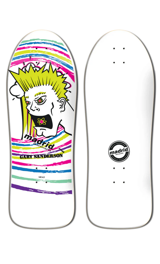 MADRID GARY SANDERSON ATOMIC SKATEBOARD DECK