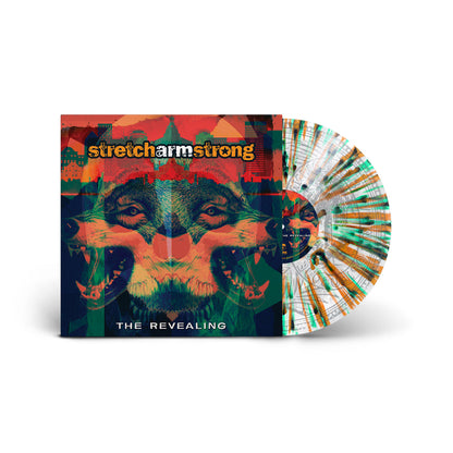 Stretch Arm Strong ‘The Revealing’ 12" EP (Limited Edition – Only 250 made, Cloudy White w/ Green/Orange Splatter & Silkscreened B-Side Vinyl) Vinyl Record