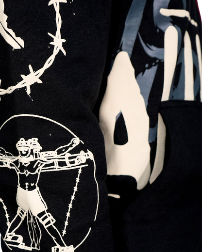 SAW™ - Billy The Puppet Full Zip Black Mens Hoodie