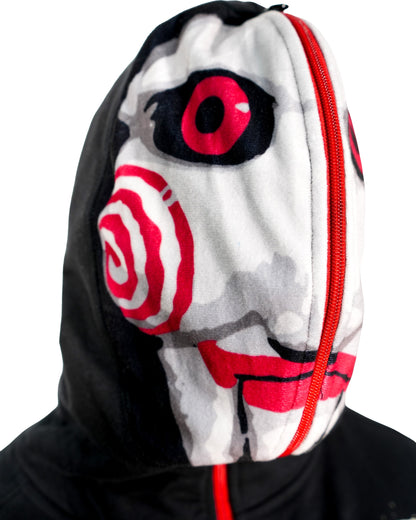 SAW™ - Billy The Puppet Full Zip Black Mens Hoodie
