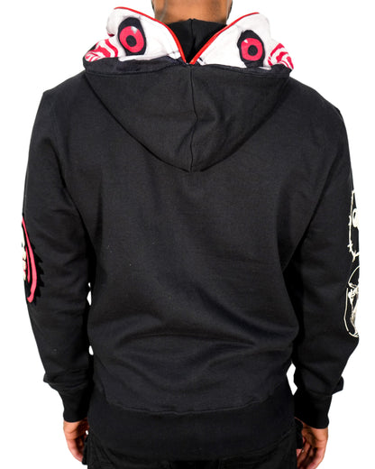 SAW™ - Billy The Puppet Full Zip Black Mens Hoodie