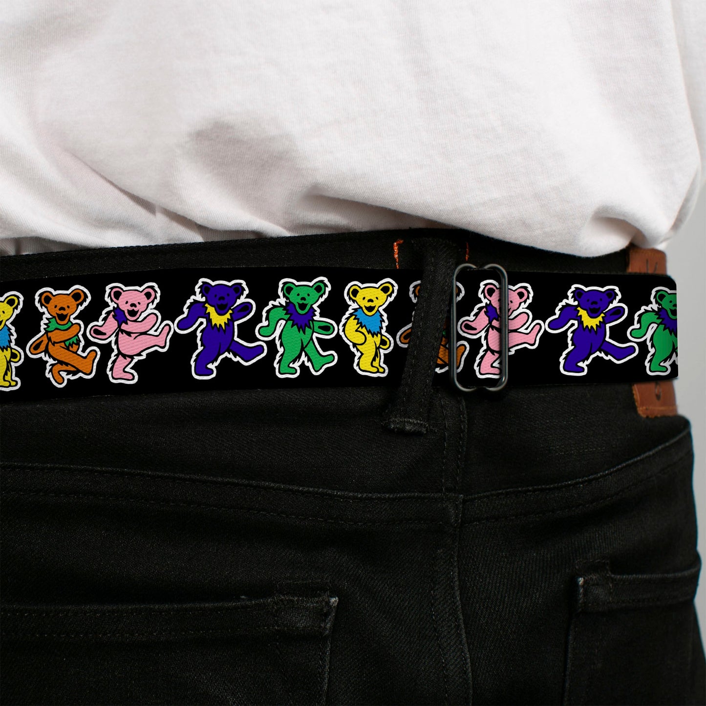 Grateful Dead Dancing Bears Seatbelt Belt