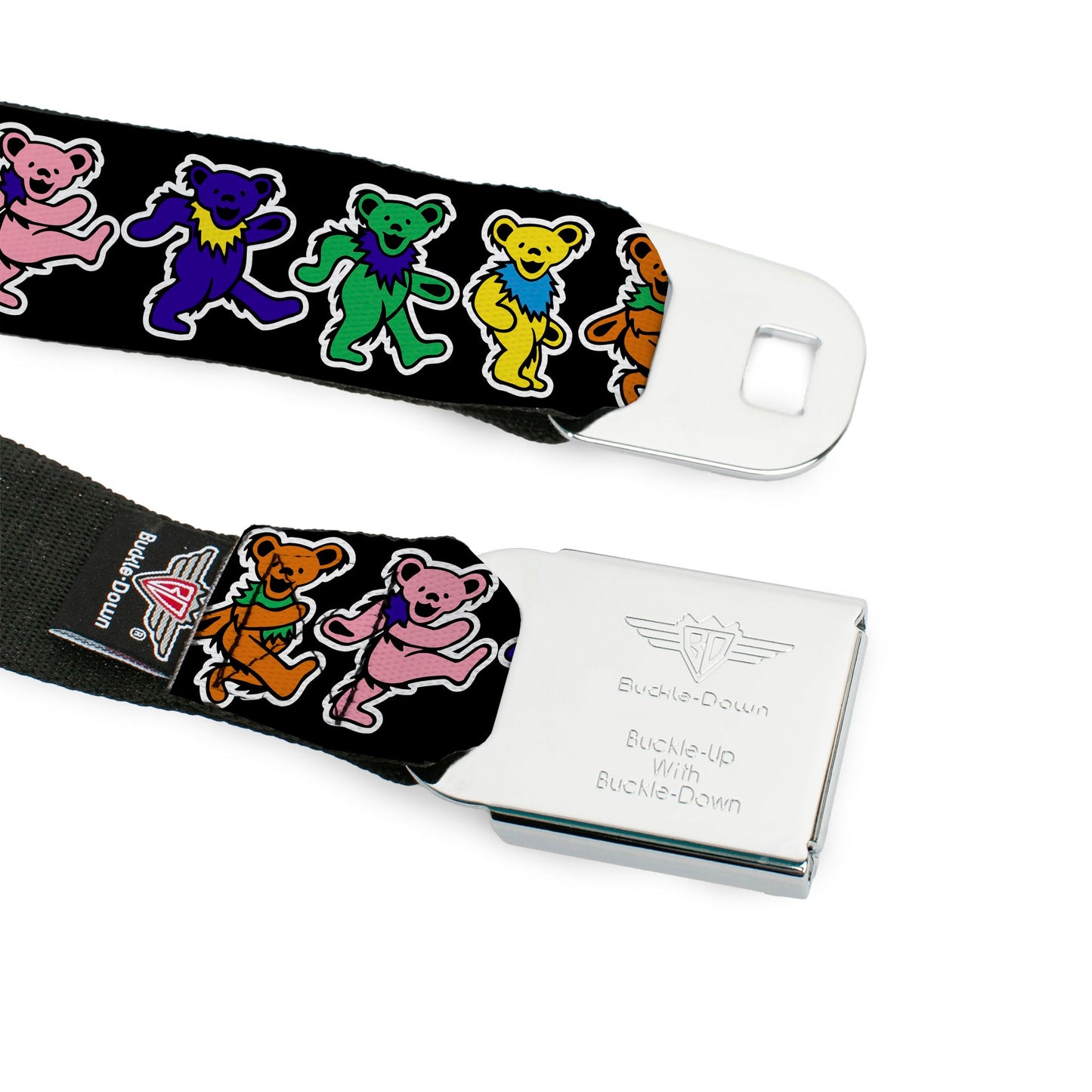 Grateful Dead Dancing Bears Seatbelt Belt