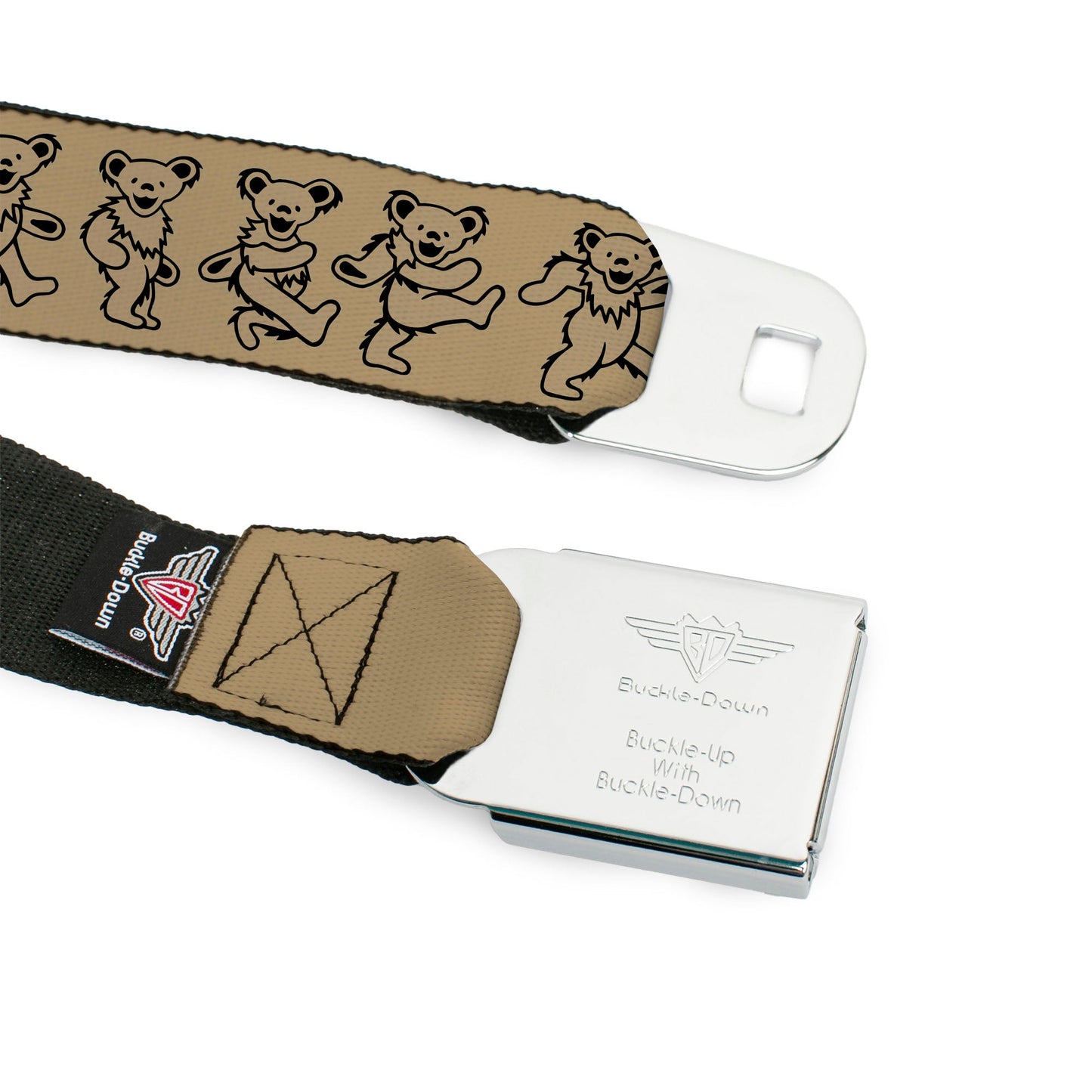 Grateful Dead Dancing Bears Seatbelt Belt