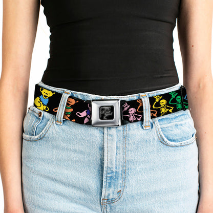 Grateful Dead Bears and Skeletons Seatbelt Belt