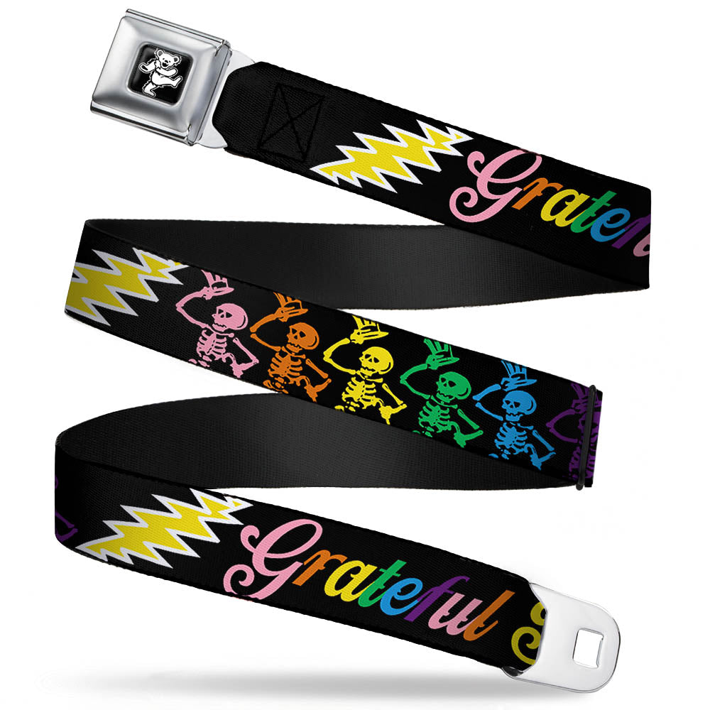 Grateful Dead Bears and Skeletons Seatbelt Belt