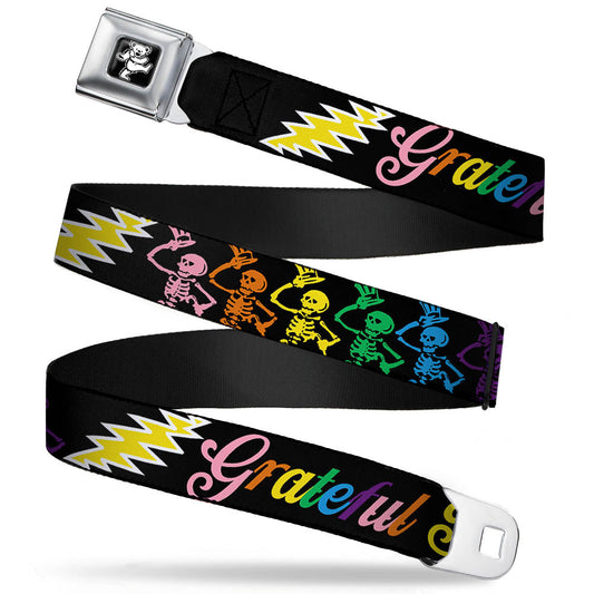 Grateful Dead Bears and Skeletons Seatbelt Belt