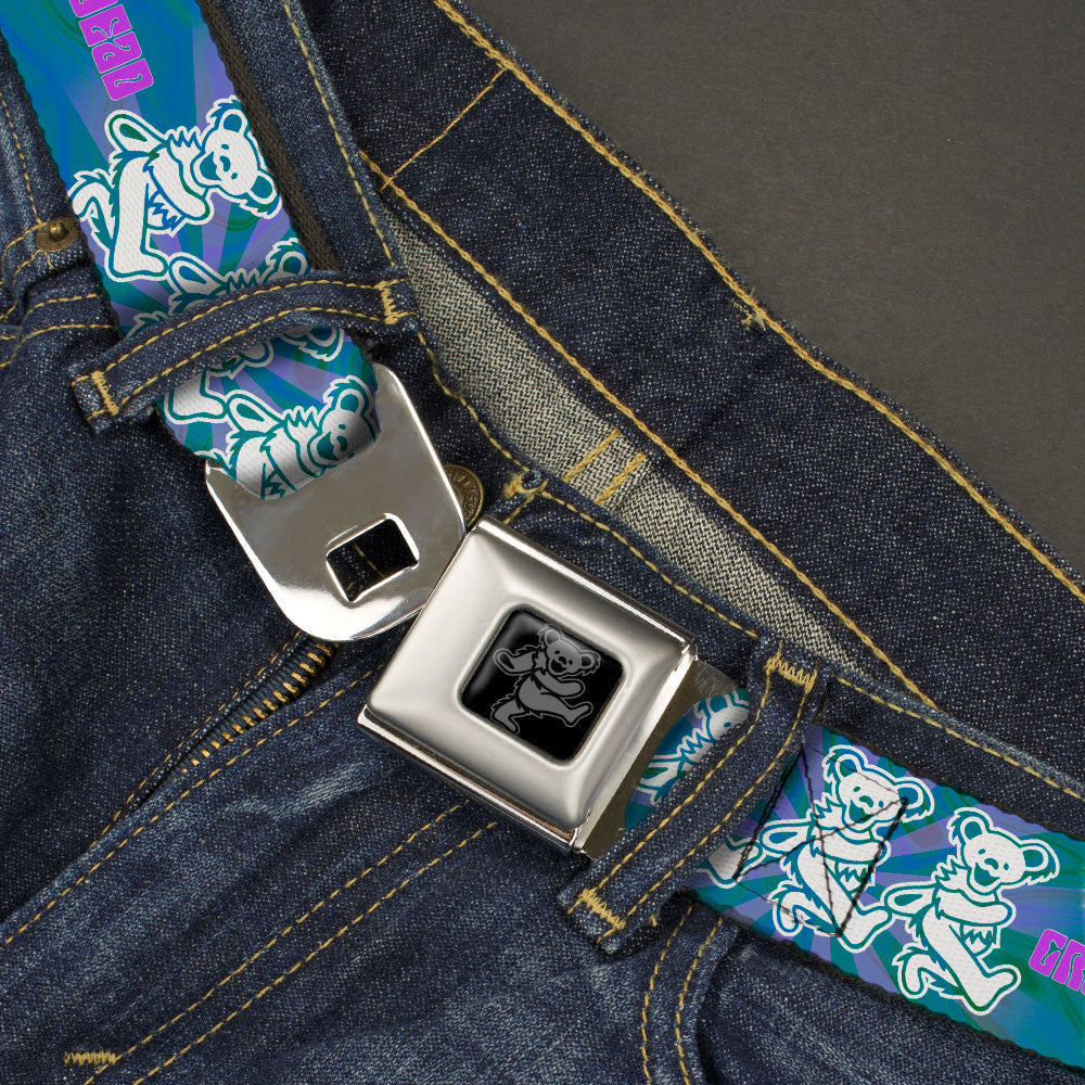 Grateful Dead Dancing Bear Trio Seatbelt Belt