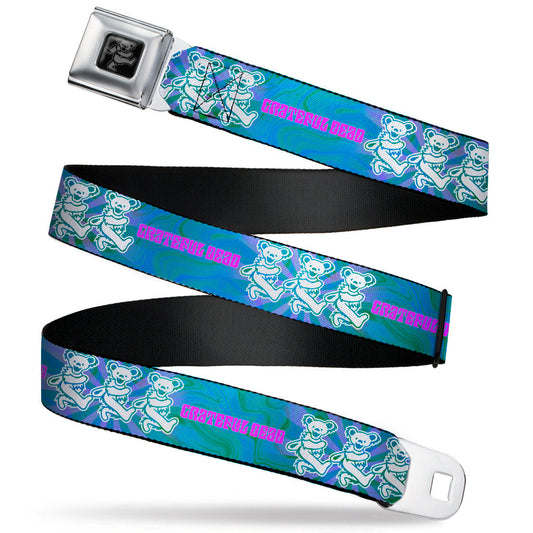 Grateful Dead Dancing Bear Trio Seatbelt Belt