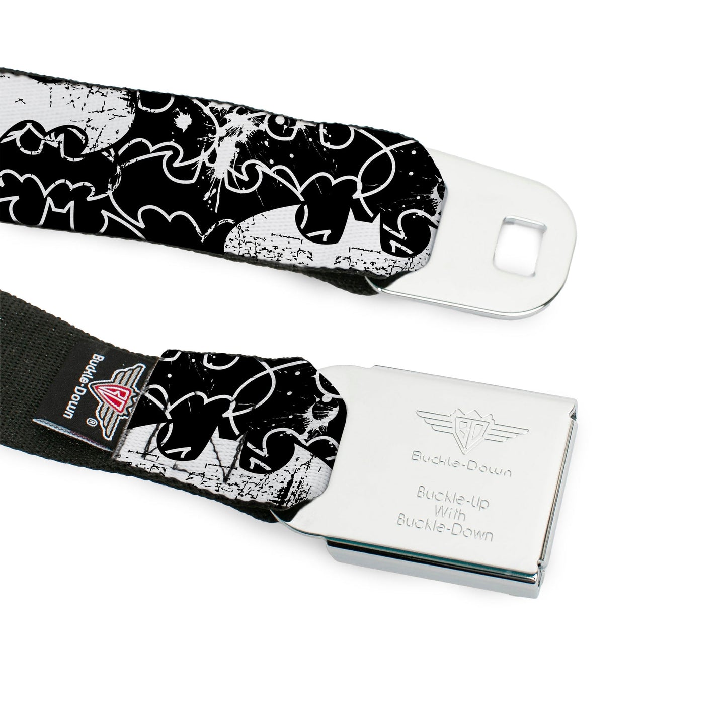 Batman Outlines Seatbelt Belt