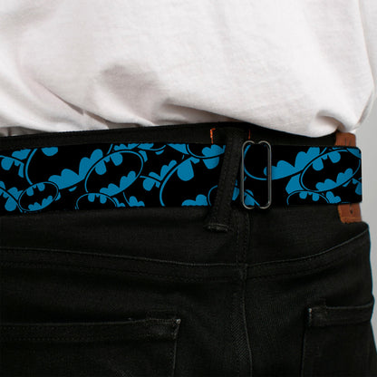 Batman Bat Signals Stacked Seatbelt Belt