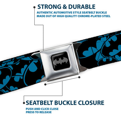 Batman Bat Signals Stacked Seatbelt Belt