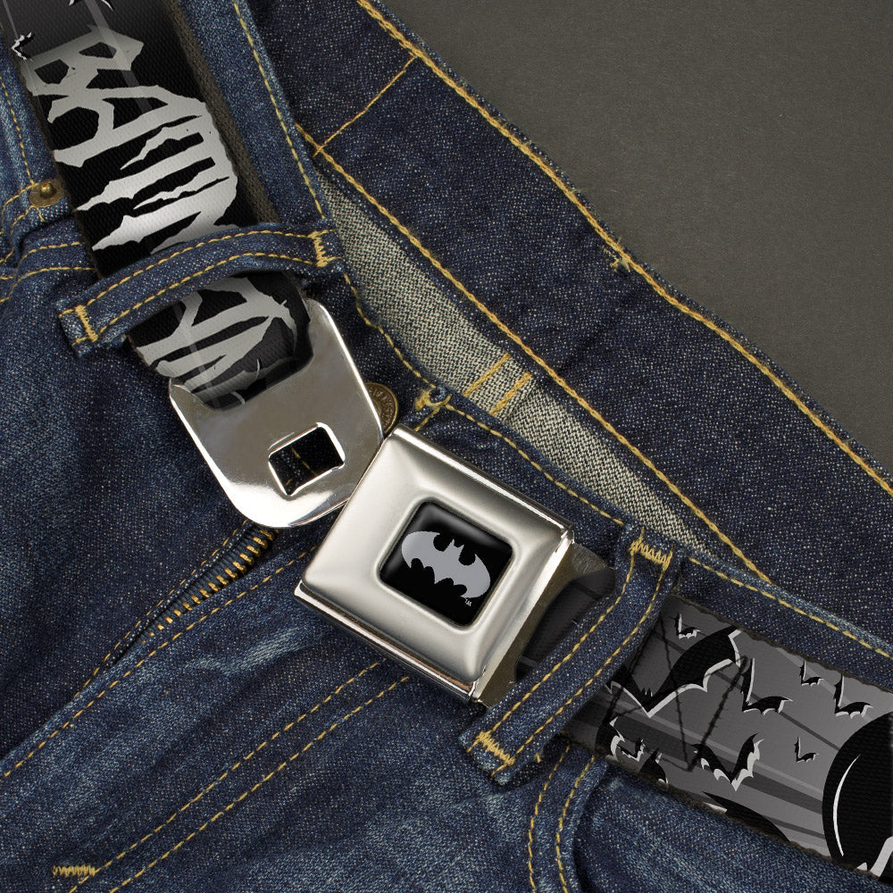 Batman Signals & Flying Bats Seatbelt Belt