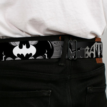 Batman Signals & Flying Bats Seatbelt Belt