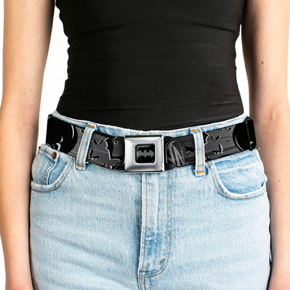 Batman Signals & Flying Bats Seatbelt Belt