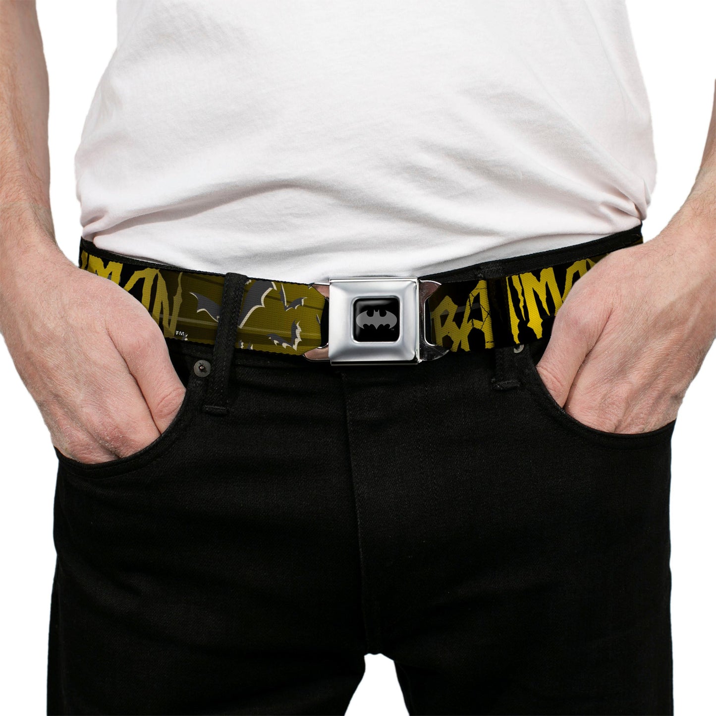 Batman Flying Bats Seatbelt Belt