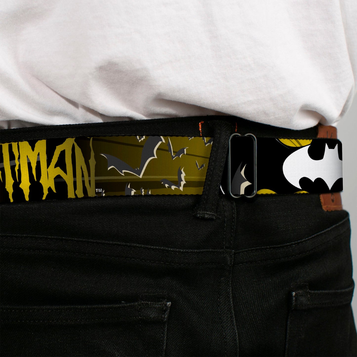 Batman Flying Bats Seatbelt Belt