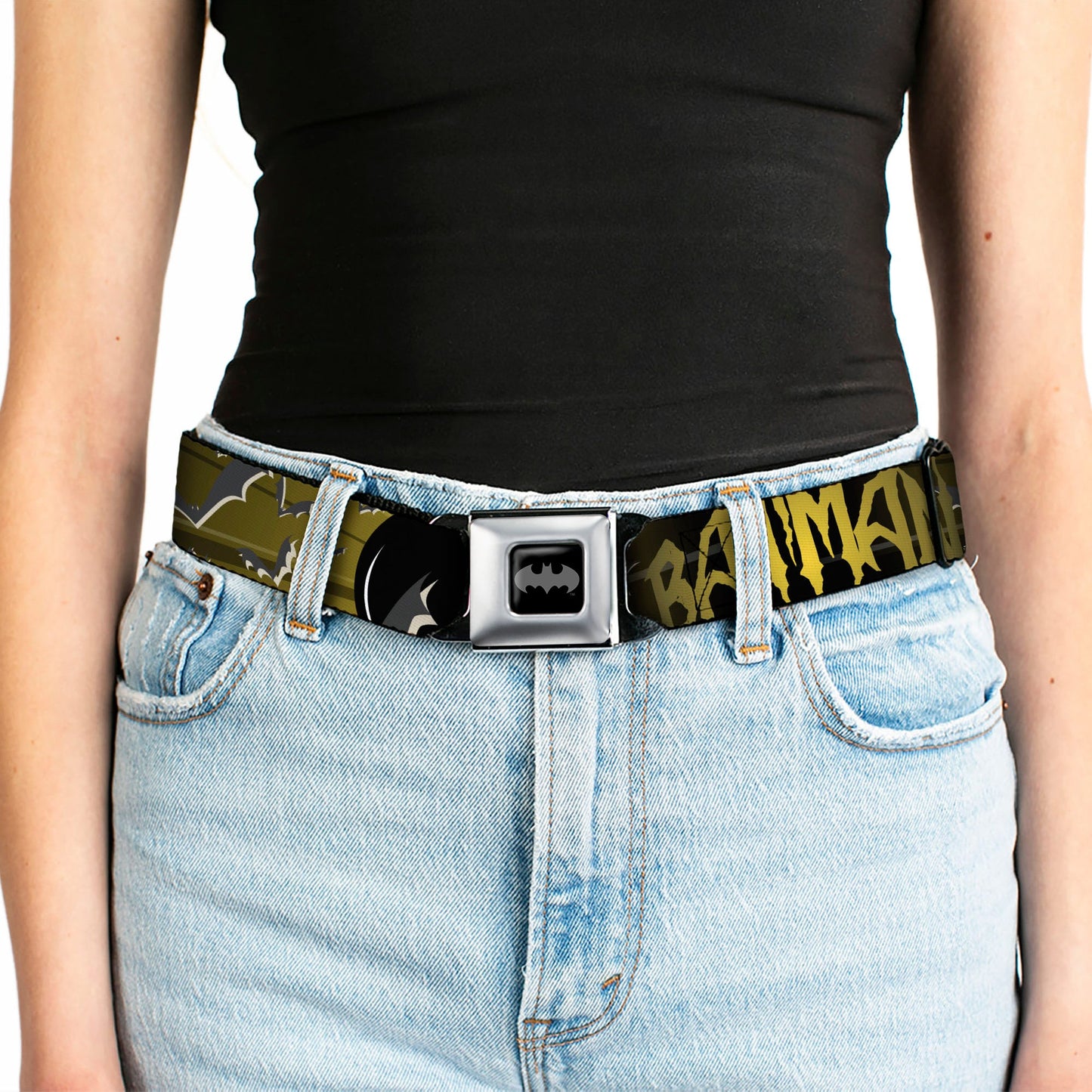 Batman Flying Bats Seatbelt Belt