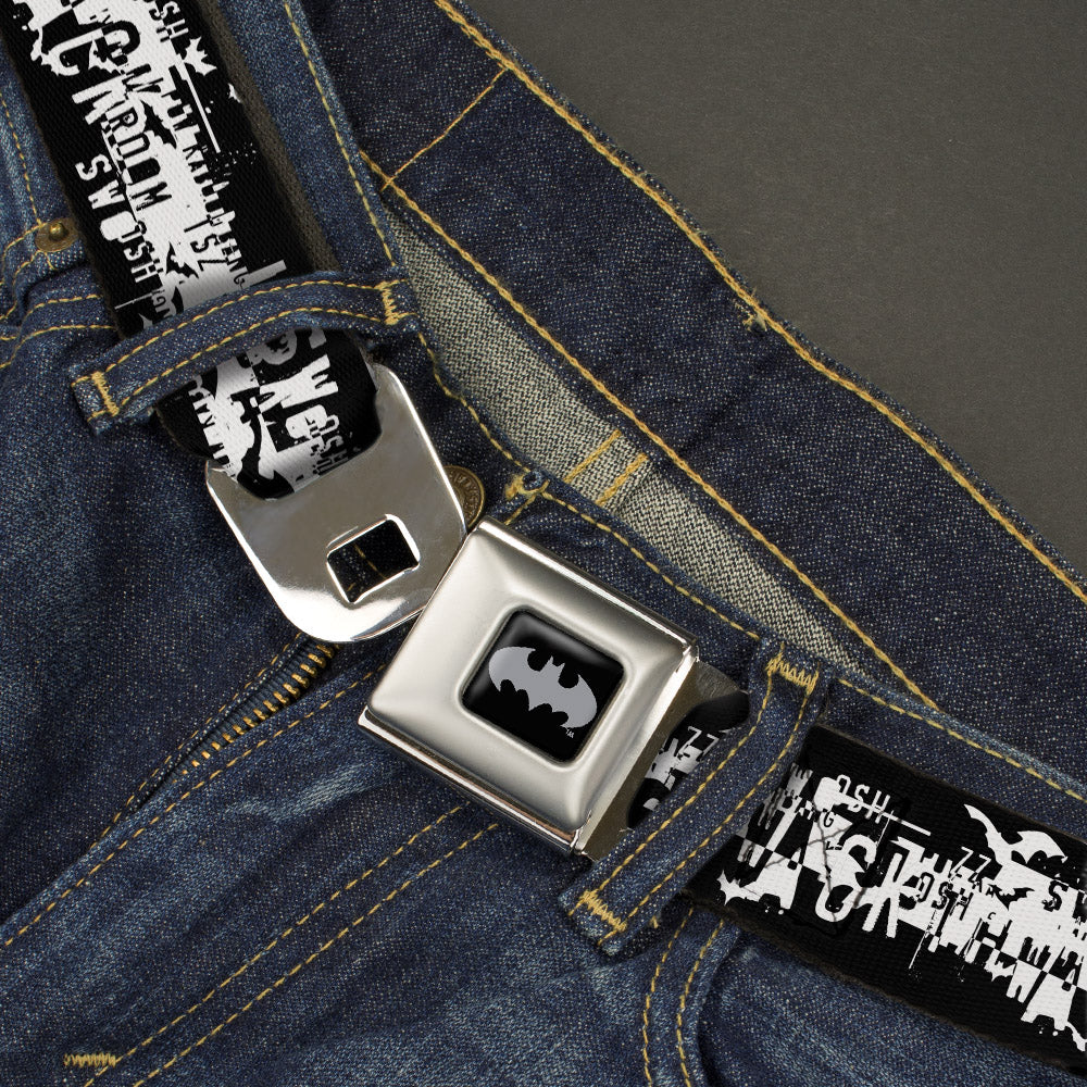 Batman Action Verbiage Seatbelt Belt