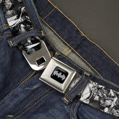 Batman Bat Shield Sketch Seatbelt Belt