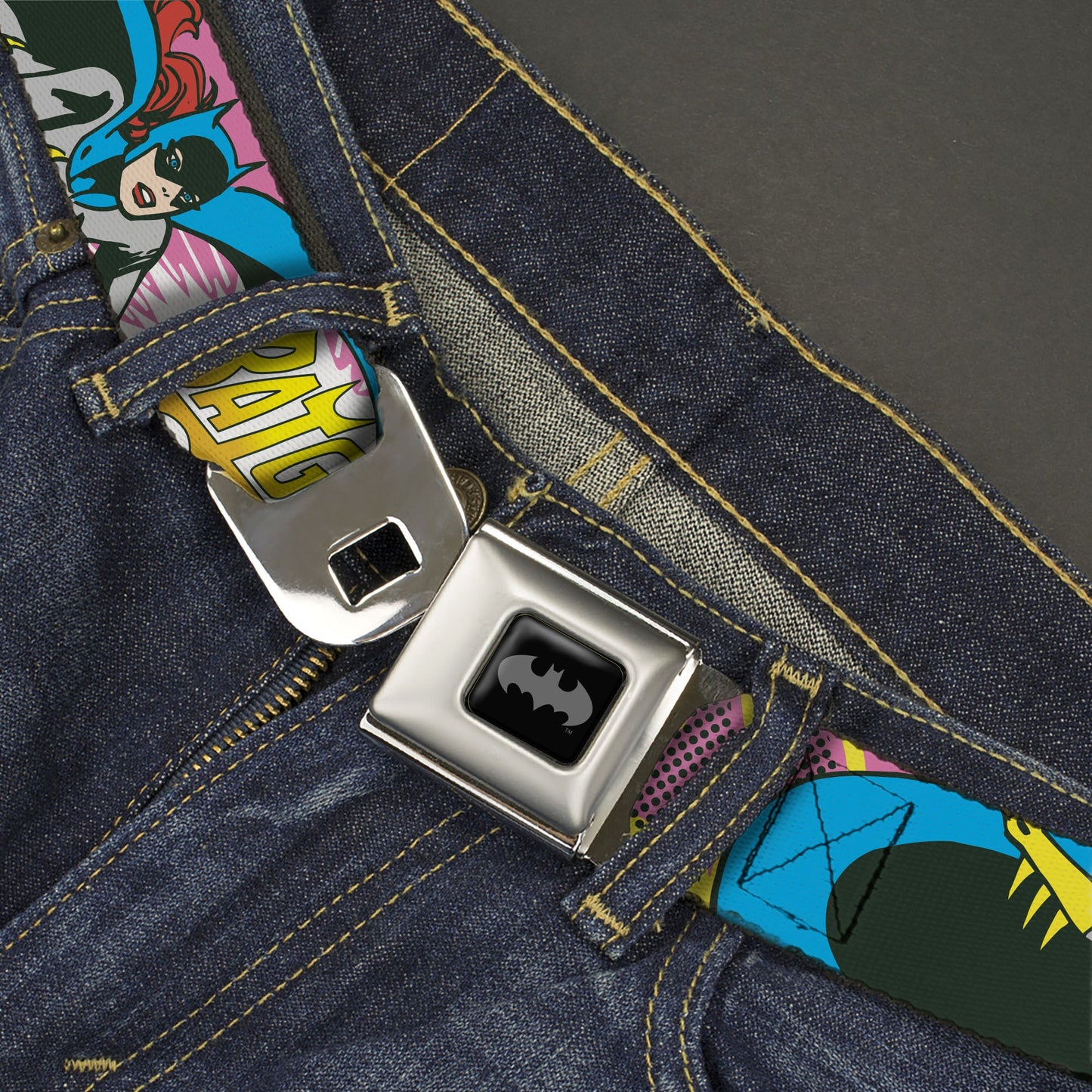 Batman Batgirl Seatbelt Belt