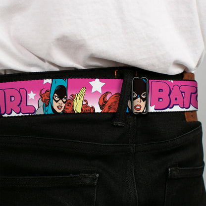 Batman Batgirl Bubble Letters Seatbelt Belt
