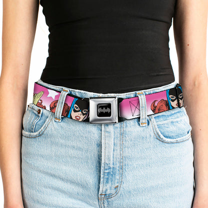 Batman Batgirl Bubble Letters Seatbelt Belt