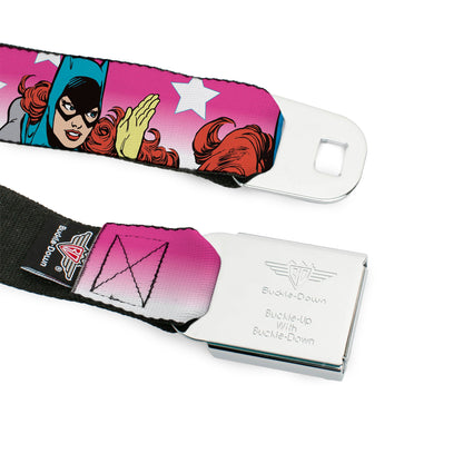 Batman Batgirl Bubble Letters Seatbelt Belt