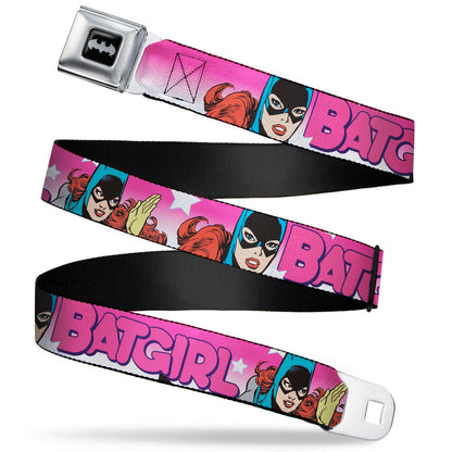 Batman Batgirl Bubble Letters Seatbelt Belt